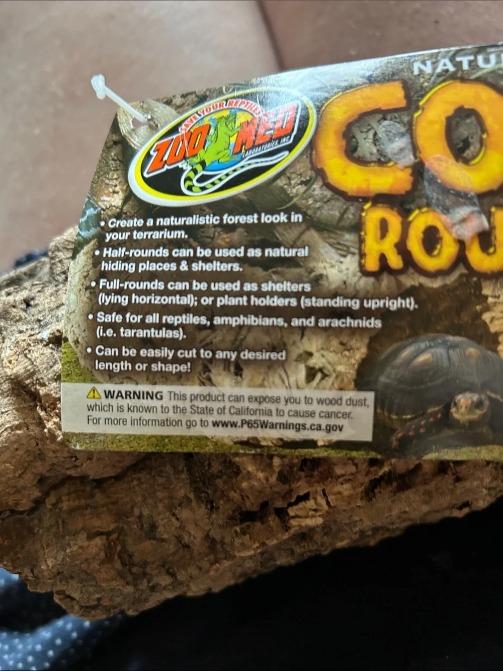 Zoo Med natural cork